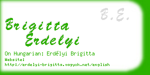 brigitta erdelyi business card